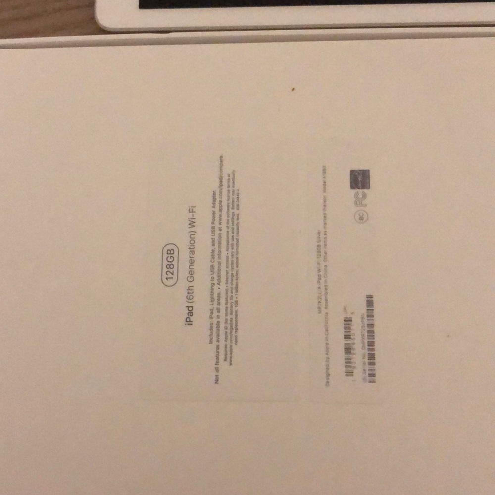iPad 6th generation
